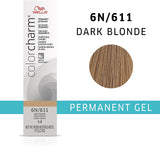 Wella Color Charm Permanent Gel Hair Color 6N/611 Dark blonde - MZR Trading