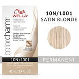 Wella Color Charm Permanent Liquid Creme Hair Color 10N/1001 Satin Blonde