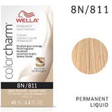 Wella Color Charm Permanent Liquid Creme Hair Color 8NN Intense Light Blonde Clair Intense