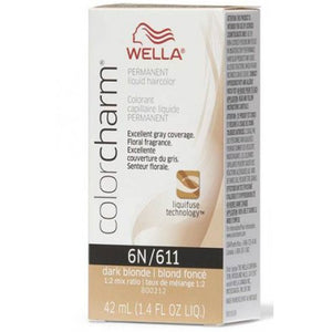 Wella Color Charm Permanent Liquid Creme Hair Color 6N/611 Dark Blonde