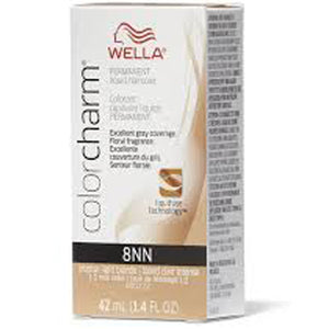 Wella Color Charm Permanent Liquid Creme Hair Color 8NN Intense Light Blonde Clair Intense