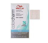 Wella Color Charm Permanent Liquid Creme Hair Color T18 Lightest Ash Blonde 42 ML - MZR Trading