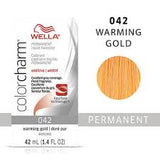 Wella Color Charm Permanent Liquid Creme Hair Colo 042 Warming Gold