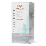 Wella Color Charm Permanent Liquid Creme Hair Color T28 Natural Blonde 42 ML - MZR Trading